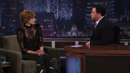 Milla Jovovich on Jimmy Kimmel Live Part 1 Hd 
