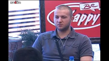 Стоян, Радо И Павлин Си Говорят За Оръжие И Казарма - Big Brother F 10.04.2010 