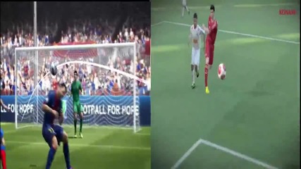 Fifa 14 vs Pes 2014 Gameplay