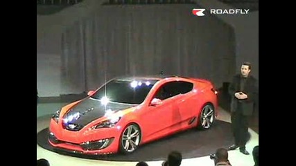 Hyundai Concept Genesis Coupe in Los Angeles Auto Show