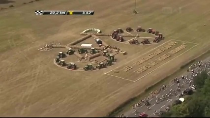 Интересна изненада организирана от Френски фермери на Тур дьо Франс
