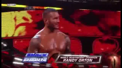 Randy Orton's first entrance as the World Heavyweight Champion! 2011