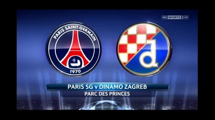 Пари Сен Жермен – Динамо Загреб 4-0 Uefa Champions League 06.11.2012