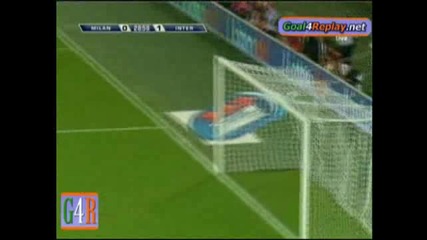 Milan - Inter 0 - 1 Goal na Thiago Motta