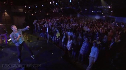 Coldplay - In My Place ( Live on Letterman )