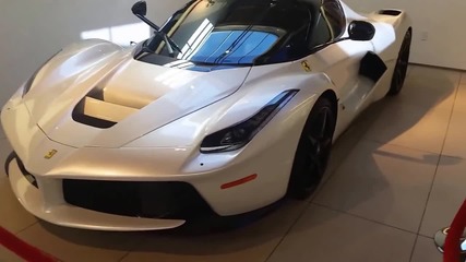 Първото бяло La Ferrari in America!