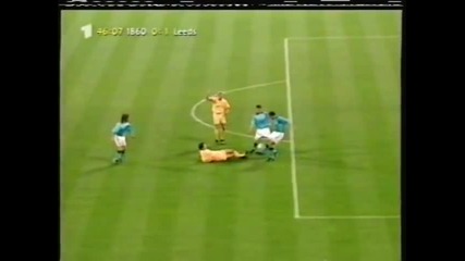 2000 Muncih 1860 (germany) 0-leeds United (england) 1 champions League
