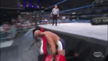 Franksteiner off the apron - Aj Styles