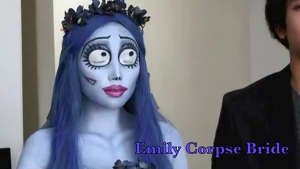 Emily (corpse Bride) Halloween Make-up Look 1