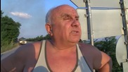Голям горски пожар гори в дерето на Павльовия мост - видео БГНЕС