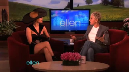 Lady Gaga говори с Ellen Degeneres 28.04.11