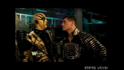 Забавни моменти с Dusty Rhodes, Cody Rhodes, Ted Dibiase, Goldust... ( Wwe Raw Old School 2010 ) 