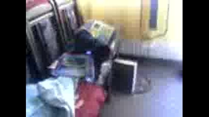 Котка гони муха 