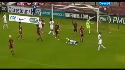 Женски футбол- Франция- Русия 3:0, приятелска среща от 11.07.2012
