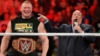 Brock Lesnar and Paul Heyman respond to Jinder Mahal's WWE Survivor Series challenge: Raw, Oct. 23, 2017