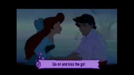 Kiss The Girl - The Little Mermaid - Kiss De Girl - Lyrics