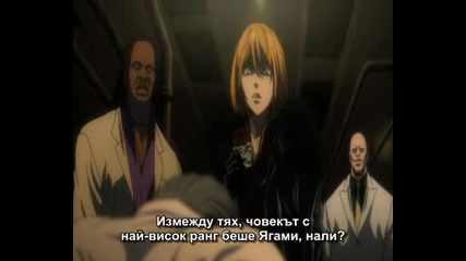 Death Note - епизод 27 Bg Sub 