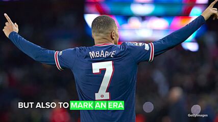Kylian Mbappe as the youngest player to reach 30 Champions League goals