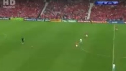 Швейцария - Турция 1 тайм Евро 2008
