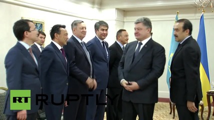 Kazakhstan: Poroshenko meets Kazak PM in Astana