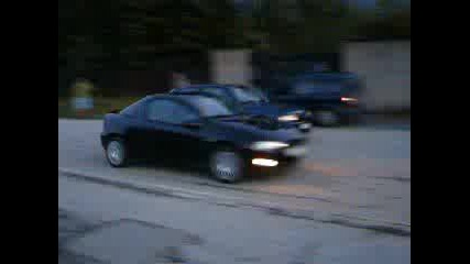 Opel Astra vs Opel Tigra [drag]