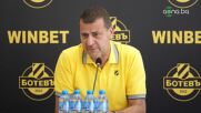 Пресконференция на Ботев Пловдив и WINBET
