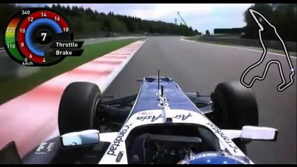 F1 2010 - Rubens Onboard Lap Spa 