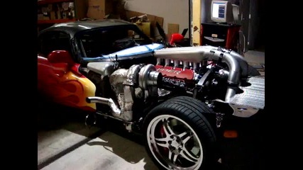 Bob Griffith s 890 Hp Twin Turbo Viper Dyno Pull - Tuned By 