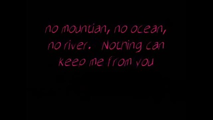 Kiss - nothing can keep me from you [ Lyricss ]