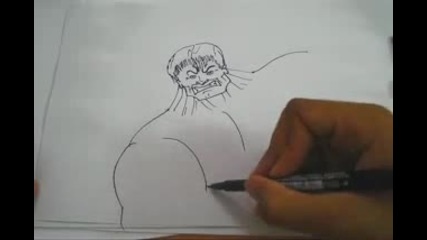 How to draw hulk in 3 minutes 