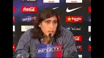 Мартин Касерес играч на Барселона - представяне