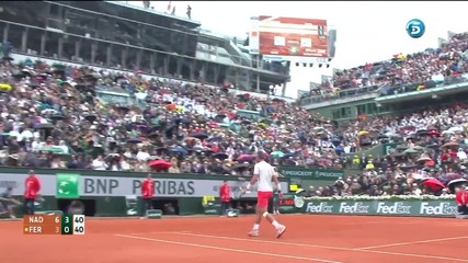 Nadal vs Ferrer - Roland Garros 2013 - Hot Shot [5]