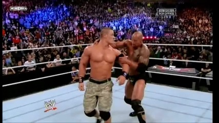 The Rock bottom To John Cena in Survivor Series 2011