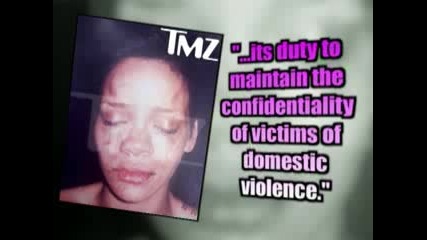 Leaked Rihanna Photo - Bruised & Battered After Alleged Chris Brown Attack