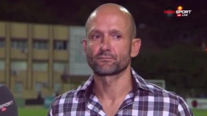 Радуканов: Доволен съм от точката, поздравявам Гонзо
