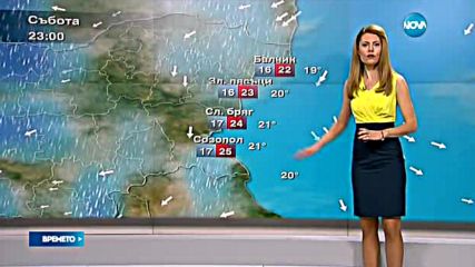 Прогноза за времето (03.06.2016 - централна емисия)