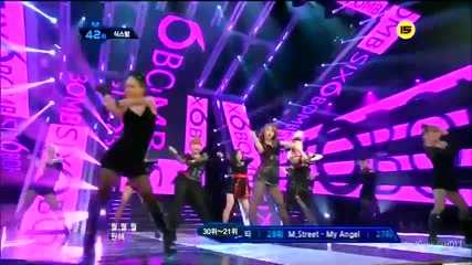 Six Bomb - Chiki Chiki Bomb @ M!countdown (23.02.2012)