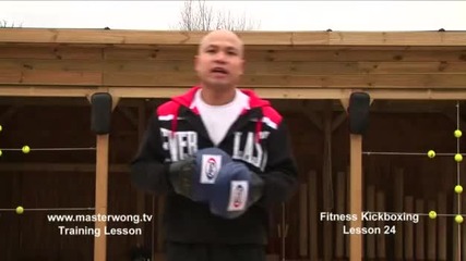 How to do Kickboxing Fitness Lesson 24_jab jab, round kick x2,bob & weave, rush for a jab cross.