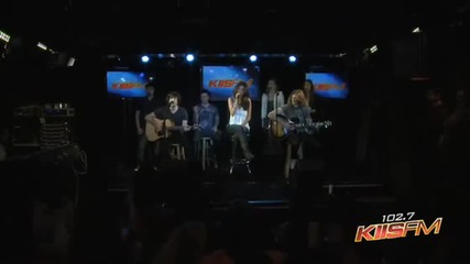 Selena Gomez Naturally Acoustic (live on Kiis Fm 102,7)