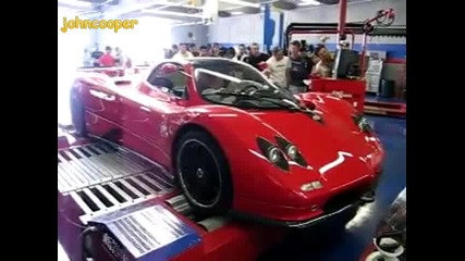 Pagani Zonda on Dyno