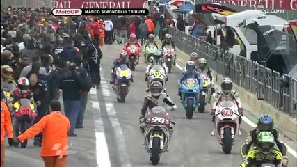 Valencia pay tribute to Marco Simoncelli