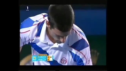 Новак Джокович отстрани Роджър Федерер, Australian Open 2011 Полуфинал! 