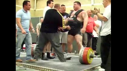 Andy Bolton world record deadlift of 457.5kg (1008 lbs) 