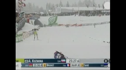 Анастасия Кузмина спечели спринта в Хохфилцен