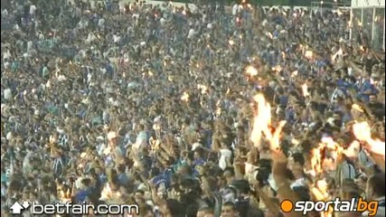 26.08.2010 Кадри от сектор Б на Левски - Аик 2:1 Част 4