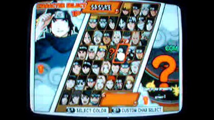 Naruto Ultimate ninja 3 all charecters