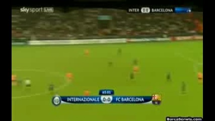 inter - barca 0 - 0 