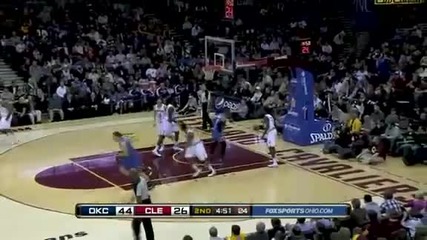 Cleveland Cavaliers vs Oklahoma City Thunder 75 - 95 [13.03.2011]