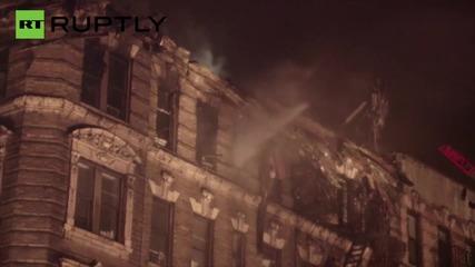 USA: Firefighters battle huge blaze in NYC, second of the night