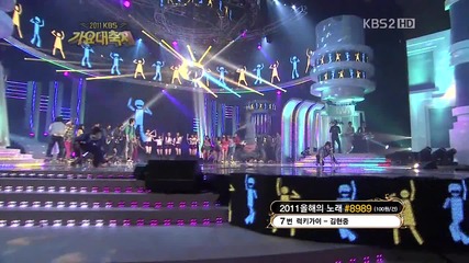 T - Ara - Cry Cry + Roly-poly ( Remix ) ( 30-12-2011 K B S Music Festival )